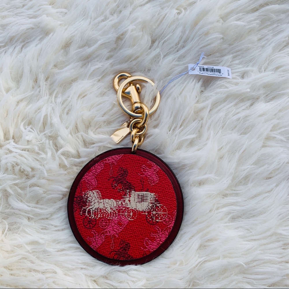 Coach Horse And Carriage Keychain